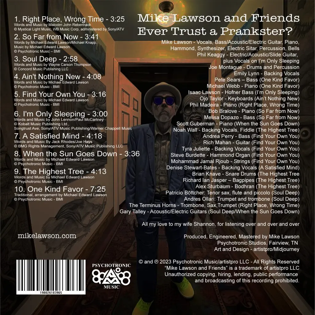 ever trust a prankster back cover CD
